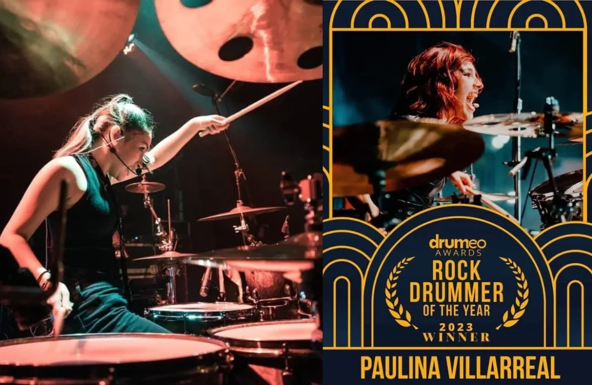 Paulina Villarreal The Warning mejor baterista de rock 2023 Drumeo