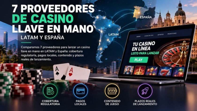 Las 7 mejores plataformas para lanzar un casino llave en mano en 2026